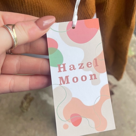 NWT HAZEL MOON SPLIT COLOR OPEN CARDIGAN - Picture 4 of 6